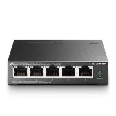 TP-Link TL-SG1005P 5-Port Gigabit Desktop Switch with 4-Port PoE