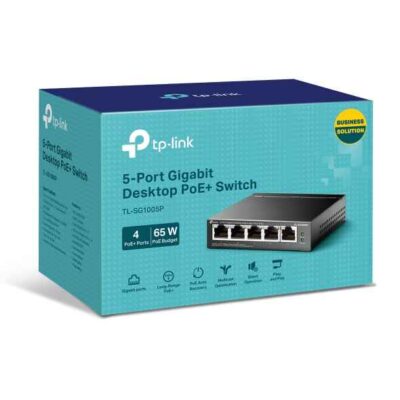 TP-Link TL-SG1005P 5-Port Gigabit Desktop Switch with 4-Port PoE