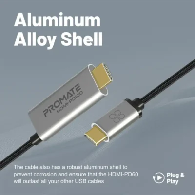 Promate 4K@60Hz USB-C to HDMI Cable