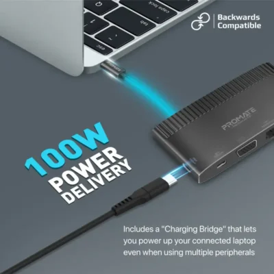 Promate 6-in-1 USB-C Hub