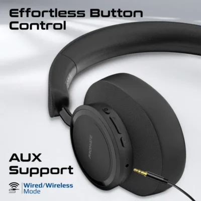 Promate High-Fidelity Over-Ear Wireless Headphones