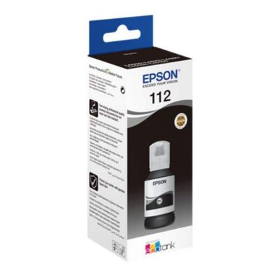Epson 112 EcoTank Pigment Black Ink Bottle (127ml)