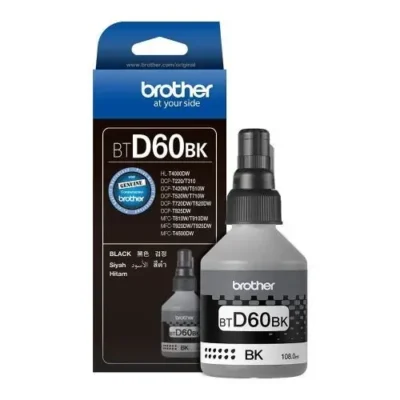 Brother BT-D60BK Black Ink Bottle 108.0ml